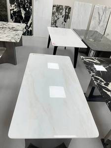 Elegantes losas de mármol de lujo para uso en interiores, pulidas, impermeables, para escritorio de oficina, mesa de centro, sala de estar, diseño gráfico - Product Image 6