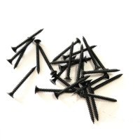 Vis à cloison sèche à tête fraisée, phosphate noire, autoperceuses, pour cloisons sèches en plâtre