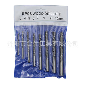 Juego de brocas para madera Mr Drill de 8 piezas, 3-10 mm, punta helicoidal para un acabado suave en trabajos de carpintería - Product Image 1