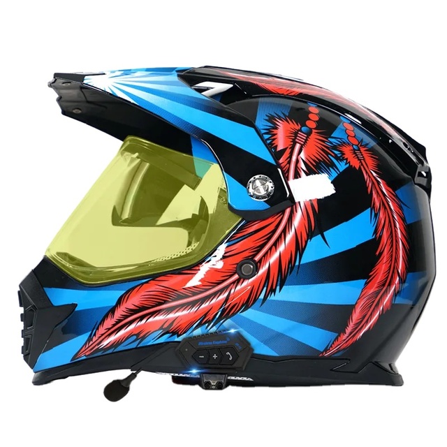 Smart Helmet Motorcycle With Blue-tooth Certified Helmet Motorcycle Custom Helmet Motorcycle ECE