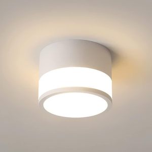 Moderna Lámpara LED de Techo Redonda de Superficie para Uso en Interiores, Hogar y Oficina, 5W/10W/15W/25W, Regulable, IP65, CRI80 - Product Image 1