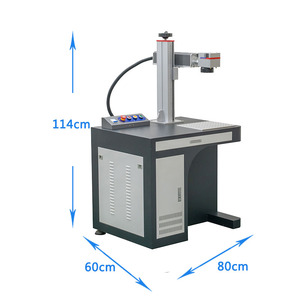 Máquina de marcado láser de fibra de alta calidad de China para metal y no metal, PVC duro, teclado, carcasa de teléfono móvil 20W 30W 50W - Product Image 5