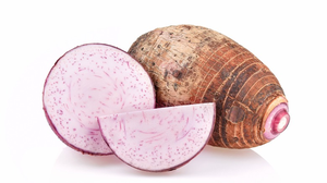 Bubuk <span class=keywords><strong>Taro</strong></span> Murni Ekstrak Herbal Kelas Makanan Alami Grosir 25kg Drum untuk Minuman Bubble Tea - Product Image 3
