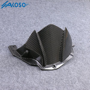 AKOSO Garde-boue arrière de moto en fibre de carbone sèche 3K pour Kawasaki <span class=keywords><strong>Z</strong></span> <span class=keywords><strong>H2</strong></span> <span class=keywords><strong>2021</strong></span> 2022 2023 2024 - Product Image 3