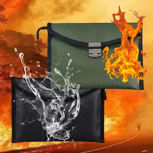 Fireproof Document Bag Customized High Quality Waterproof Fireproof Security Bag