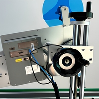 Machine d'étiquetage automatique et de basculement d'étiquettes, applicateur d'étiquettes double face, unité d'impression tamponnée à entraînement électrique pour bouteilles
