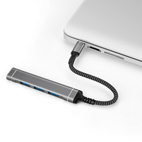 VegGieg Usine En Gros 4 En 1 USB 3.0 HUB 4 Ports Multi Splitter USB 3.0 Station D'accueil Pour PC/Téléphone/Ordinateur Portable
