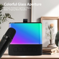 Lumières colorées à LED pour l'extérieur KTV Magic Voice Changing Small Size Big Volume Portable Machine Karaoke Speaker System