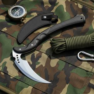 Guadaña de jardín recta de acero inoxidable con acabado de óxido negro, para agricultura, con mango de plástico y espesor de 1.5mm - Product Image 6