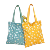 Sac fourre-tout en toile personnalisé avec logo imprimé, thème anime, taille moyenne, avec longue poignée, vente en gros