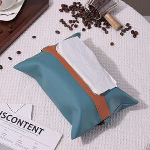 Boîte d'accoudoir de voiture créative, dossier de siège suspendu, multifonctionnel, sac à mouchoirs de voiture, pochette à mouchoirs - Product Image 1