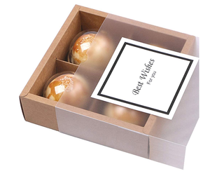 Freddo Tratta Scatole Regalo, Scatole di Biscotti Cupcake Cottura Al Forno Dolci Chicche Biscotti Fatti A Mano Bah Bombe Scatole - Product Image 4