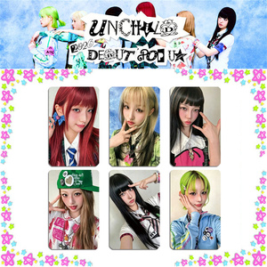 Lot de 6 cartes Lomo Kpop UNCHILD Selifie, photocartes brillantes Ako Evon Haeun Yeeun de l'album de débüt, cartes postales Heekie <span class=keywords><strong>Tina</strong></span> <span class=keywords><strong>Love</strong></span> - Product Image 5