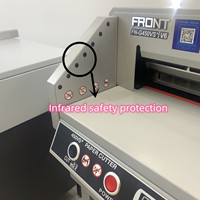 Guillotina Eléctrica para Papel G450VS+, Cortadora de Papel A3/A4 con Bloqueo Electrónico de Cuchilla, Protección de Seguridad Frontal, Recortadora de Papel de 50 mm de Grosor