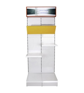 Trung Quốc Bán Buôn Áp Dụng Phun Thép Không Gỉ Vườn Công Cụ Lưu Trữ Giá Pegboard Hiển Thị Giá - Product Image 5
