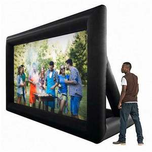 内蔵送風機付きのファストフォールドインフレータブル映画スクリーン |   8フィート～30フィートの屋外裏庭映画館 |   レンタル用フルセット - Product Image 2