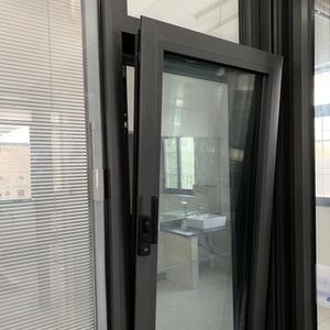 Ventanas Abatibles y Oscilobatientes de Aluminio Modernas a Precio de Fábrica, Tamaño y Color Personalizados, Resistentes a Huracanes, con Vidrio Low-E con Certificación Energy Star - Product Image 2