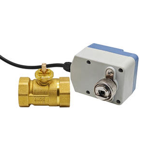 Vanne à bille électrique en laiton, étanche IP65, motorisée avec fonction de commutation manuelle, 1/2" 3/4" 1" 12V/24V/220V - Product Image 4