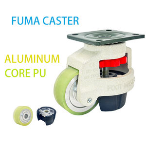 WH Aluminium kern PU Polyurethan Fuma <span class=keywords><strong>Caster</strong></span> 80F/80S Horizontale Einstellung Universal rad Energie speicher Neue Energie ausrüstung - Product Image 3