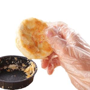 Xuebo – gants jetables en plastique, 100 pièces, transparents, épais, pour la restauration, la beauté, le nettoyage, protection de qualité alimentaire - Product Image 2