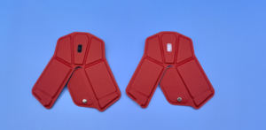 MOMO TECH Ultra Delgado con Logotipo Personalizado Color Rosa Melocotón Lindo para Viajes de Trabajo al Aire Libre Regalo Empresarial Portátil Plegable USB LED Ergonómico - Product Image 4