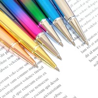 Stylo bille grand format effet diamant avec corps à paillettes liquides pour le bureau, l'école, les étudiants, les cadeaux et la publicité