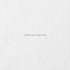 Certificato OEKO-Tex 100% cotone all'ingrosso della fabbrica tessuto waffle tinta unita con piccolo MOQ e colori misti - Product Image 5
