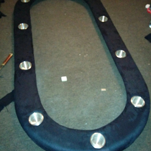 โต๊ะโป๊กเกอร์10ที่นั่งโต๊ะเล่นการพนันดีไซน์คลาสสิก - Product Image 6