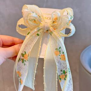 Nouveauté, style frais, accessoires pour cheveux en tissu pour filles, nœuds pour cheveux pour enfants, pinces à cheveux pour bébés, barrettes, ruban - Product Image 4