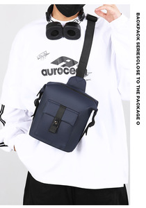 Mochila Táctica Ligera Impermeable para Exteriores, Bolsa Cuadrada Pequeña con Cierre, Unisex, para Uso Diario y Escolar, Forro de Poliéster - Product Image 6