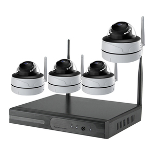 5MP <span class=keywords><strong>4</strong></span> kênh không dây kim loại Dome an ninh Hệ thống <span class=keywords><strong>camera</strong></span> ngoài trời Home Wifi NVR Kit CCTV <span class=keywords><strong>IP</strong></span> máy ảnh hệ thống không dây - Product Image 1