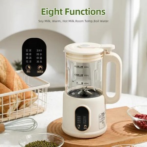 Nouvelle machine à lait de soja électrique multifonctionnelle automatique pour la maison, 800 ml, avec blender en verre et fonction de préparation alimentaire programmable - Product Image 4