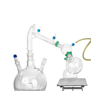 ชุดเครื่องมือห้องปฏิบัติการสำหรับการกลั่นและสกัดน้ำมันหอมระเหย  แบบแก้ว <span class=keywords><strong>2</strong></span> ลิตร สำหรับการกลั่นแบบระยะสั้น - Product Image 2