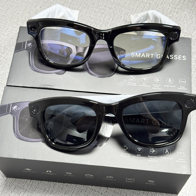 M01 HD Camera Smart Glasses Sunglasses Phone Call Antil-Blue Lens Samrtglasses Voice Assistant Wireless Audio Headphones Glasses