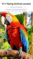 Promotion : Traceur GPS ultra-léger 3,9g pour pigeons et perroquets, compatible multi-systèmes avec carte SIM, autonomie ultra-longue, pour le suivi d'oiseaux et d'animaux de compagnie