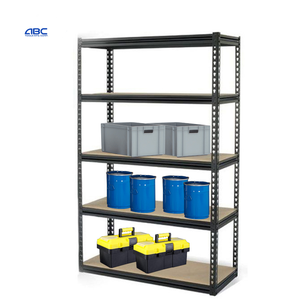 מחיר תחרותי לעמוד ללא פשרות מדפים עמידה באיכות גבוהה חובה כבדה הגנה בפני קורוזיה מתכת מחסן אחסון מדפים - Product Image 5