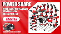 COOFIX CFH-K01012 ensemble d'outils sans fil, ensembles d'outils électriques Combo sans fil, 15 pièces, ensemble de perceuses au Lithium 18V