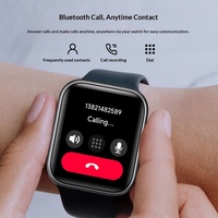 Montre connectée Android IDW25 avec écran TFT de 1,83 pouce pour appels, modes multisports, surveillance de la fréquence cardiaque et de l'oxygène sanguin