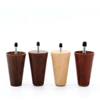 Jambes en bois matérielles de meubles de grain d'ABS pour l'usage extérieur d'hôpital d'atelier extensible pour des chaises de tables de lits