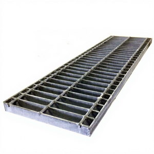 Grilles de drainage en acier galvanisé pour caniveaux en béton, couvertures de tranchées en acier, grilles de drainage métalliques, tapis de sol en <span class=keywords><strong>grille</strong></span> d'acier, écran noir - Product Image 5