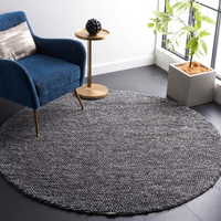 Tapis et moquettes modernes en PP tissé, couleur unie, antidérapants, en rouleau, faciles à nettoyer, pour la maison, la cuisine et la décoration de sols commerciaux (cafés).