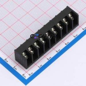 DBT50-6.35-9P-BK-P Barrier Terminal Block Through hole Component (THT),P=6.35mm Connector - Product Image 1