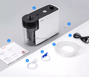 Máquina de Sucção Elétrica Portátil Yuwell Sem Óleo com Pressão Contínua, Capacidade de 22LPM, Bateria de Lítio para Emergências Hospitalares - Product Image 4