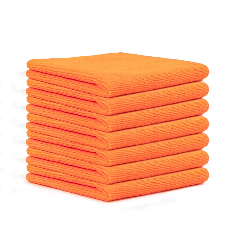 Customized 80Pcs Microfiber Cleaning Cloths Washable Clean Towels Reusable Wash Cloth Towel Kitchen Car Microfiber Towels