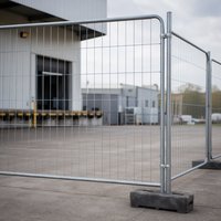 Clôture de chantier temporaire galvanisée de type australien de haute qualité, clôture de sécurité portable de 6 pieds pour balcon et bétail