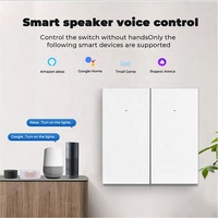 Interruptor Inteligente WiFi Tuya Smart Life para PC, Control Remoto Inalámbrico, 1/2/3 Botones, Interruptor de Pared para Luz, Venta al Por Mayor, Enchufe UK/EU