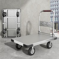 Carretilla de Mano Plegable de Acero, Carro de Carga para el Hogar