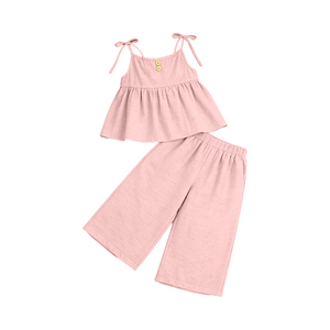 S0765 Maillot de bain personnalisé pour petite fille active, imprimé camouflage gris, vente en gros, ensemble 2 pièces à manches courtes - Product Image 3