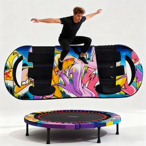 Tapis de saut en mousse EVA de haute qualité 2026 avec filet de protection – Sûr, souple, écologique, cadre de 8 pieds pour usage extérieur en salle de sport pour garçons - Product Image 2
