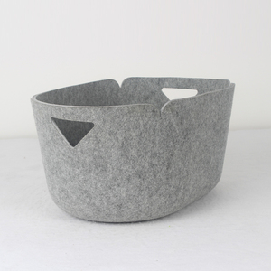 Large Felt Storage Bins Foldable Toy Storage Boxes Laundry Storage Basket PET Non Woven Basket Gift Box For Living Room
